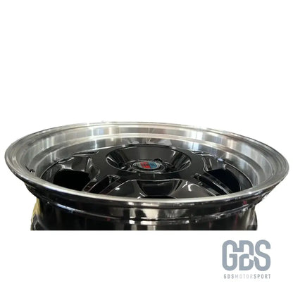 4 jantes look style 24 m3 e36 bmw noir brillant r17’’ x 8’’ et30 - jantes et pneus