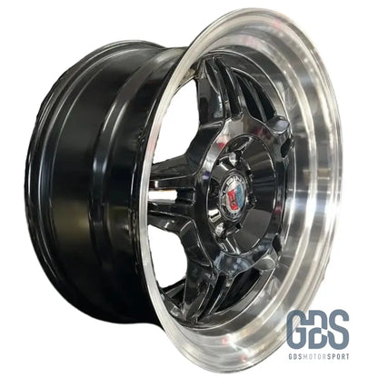 4 jantes look Style 24 M3 E36 BMW Noir brillant R17’’ X 8’’ ET30 - Pack monte au carré - Jantes et pneus - GDS Motorsport