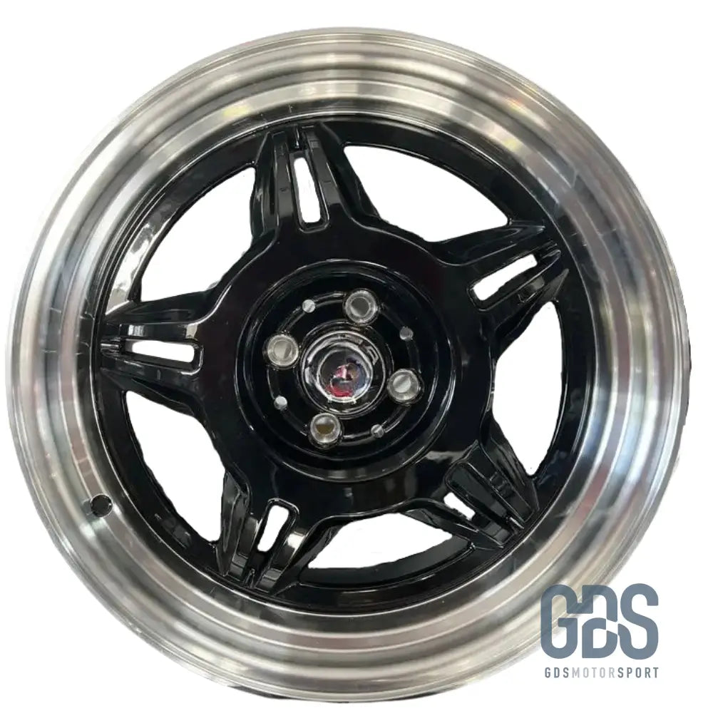 4 jantes look Style 24 M3 E36 BMW Noir brillant R17’’ X 8’’ ET30 - Pack monte au carré - Jantes et pneus - GDS Motorsport