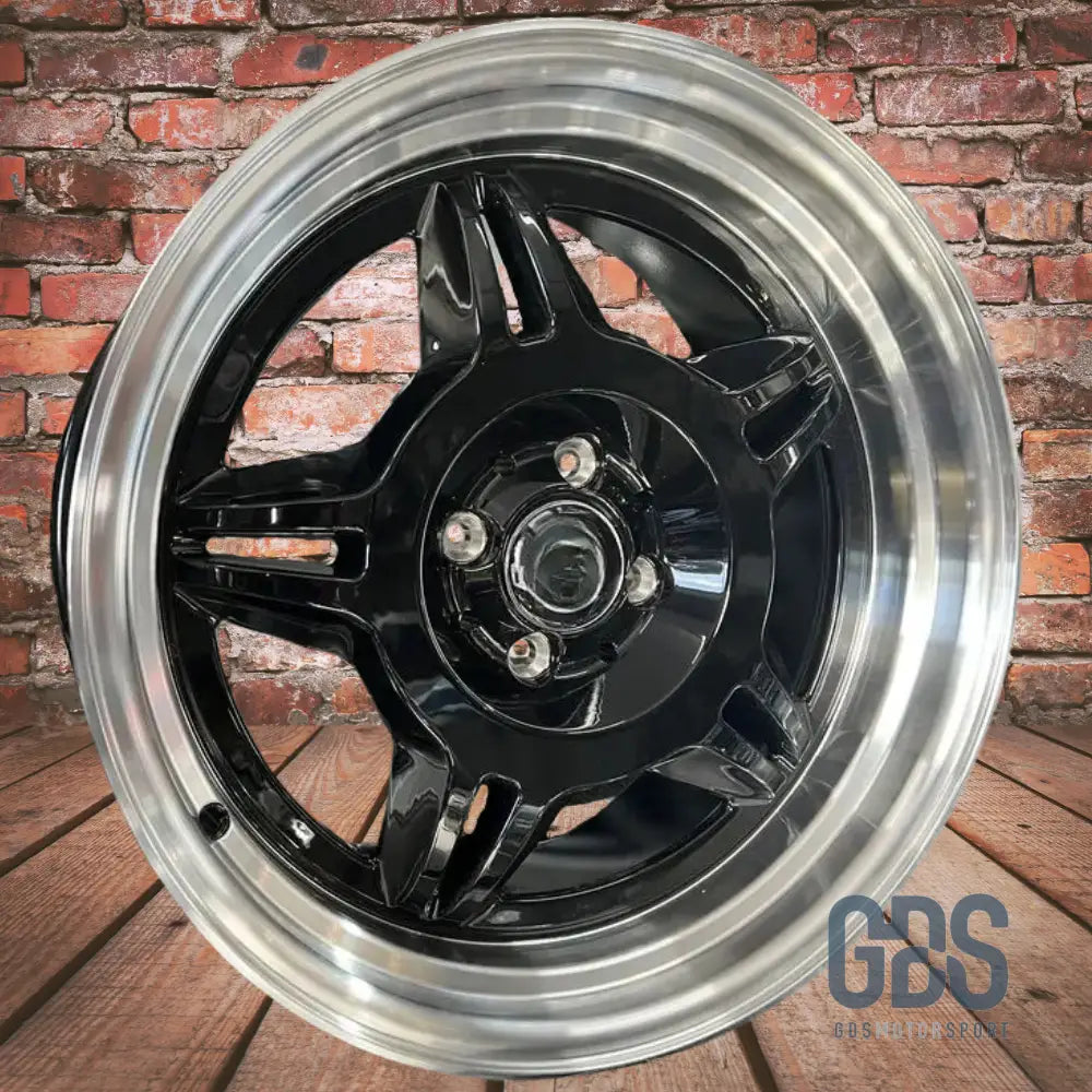 4 jantes look Style 24 M3 E36 BMW Noir brillant R17’’ X 8’’ ET30 - Pack monte au carré - Jantes et pneus - GDS Motorsport