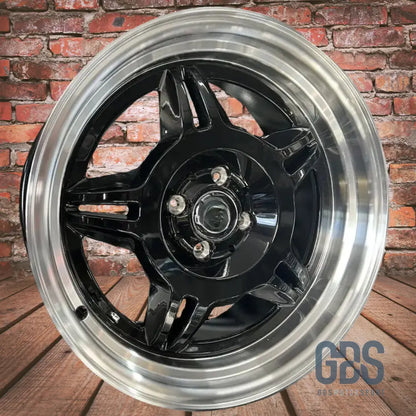 4 jantes look Style 24 M3 E36 BMW Noir brillant R17’’ X 8’’ ET30 - Pack monte au carré - Jantes et pneus - GDS Motorsport