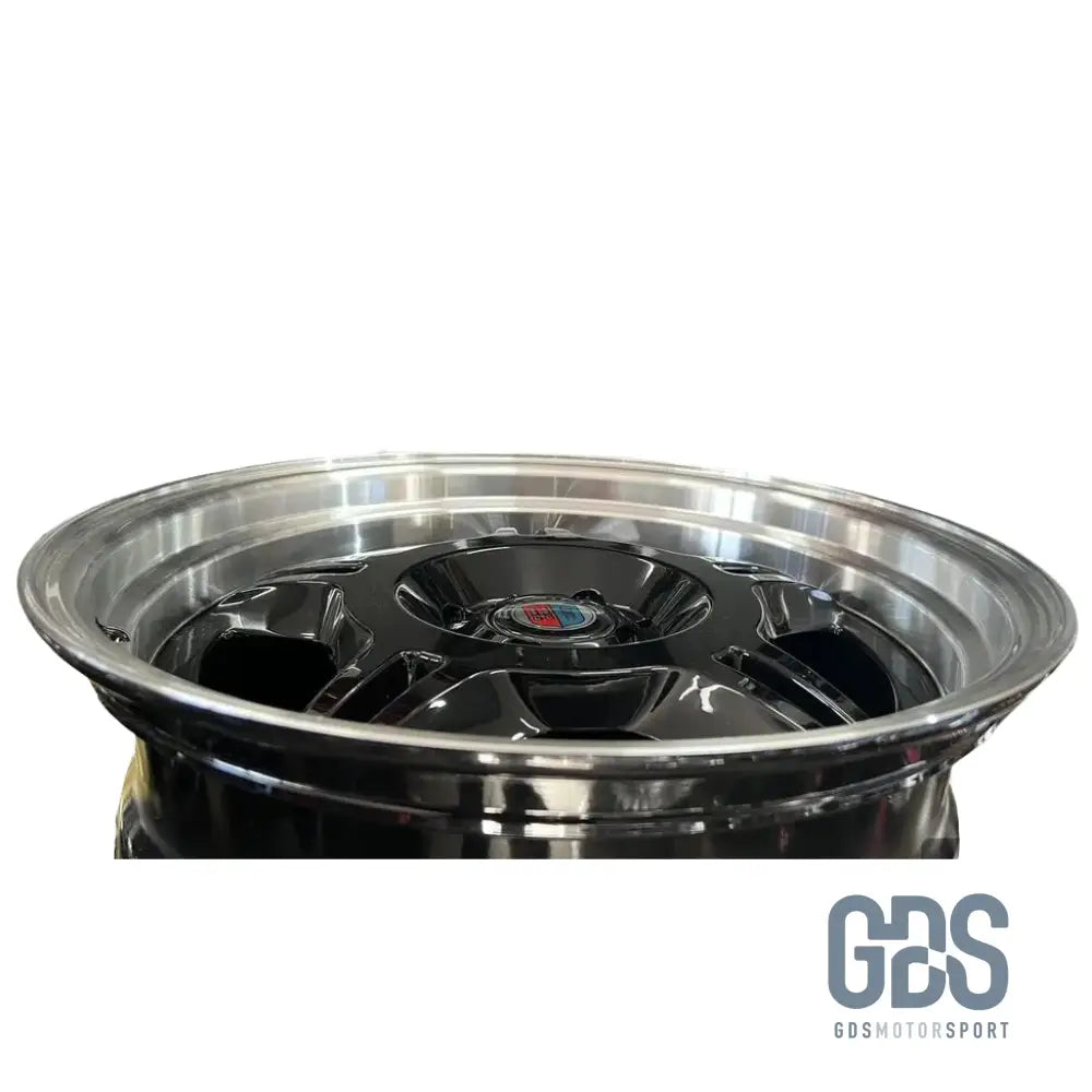 4 jantes look Style 24 M3 E36 BMW Noir brillant R17’’ X 8’’ ET30 - Pack monte au carré - Jantes et pneus - GDS Motorsport