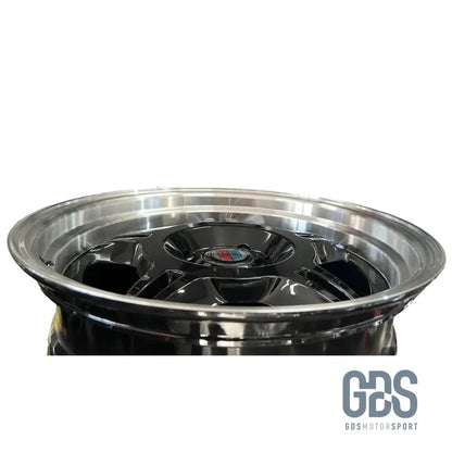 4 jantes look Style 24 M3 E36 BMW Noir brillant R17’’ X 8’’ ET30 - Pack monte au carré - Jantes et pneus - GDS Motorsport