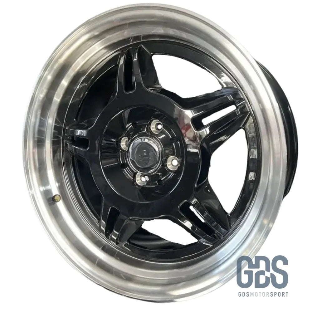 4 jantes look Style 24 M3 E36 BMW Noir brillant R17’’ X 8’’ ET30 - Pack monte au carré - Jantes et pneus - GDS Motorsport