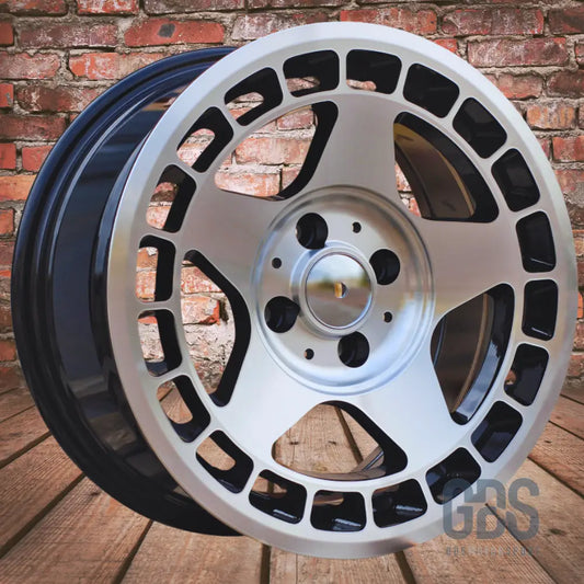 4 jantes look turbomac rally bmw r15’’ x 7’’ et24 - jantes et pneus