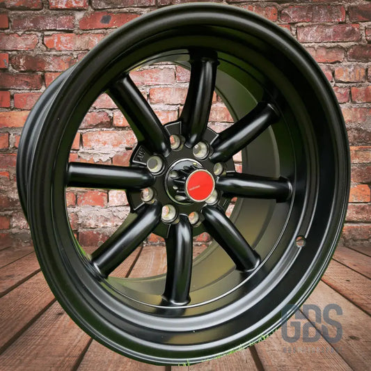 4 jantes look watanabe noir mate bmw r15’’ x 9’’ et0 10.5’’ et-15 - jantes et pneus