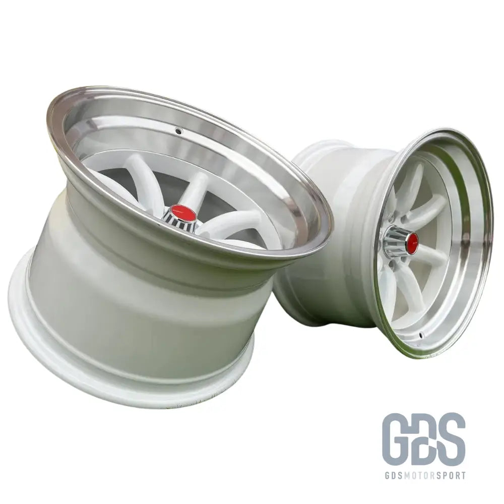 4 jantes look watanabe rota blanc bmw r15’’ x 9’’ et0 10.5’’ et-15 - jantes et pneus