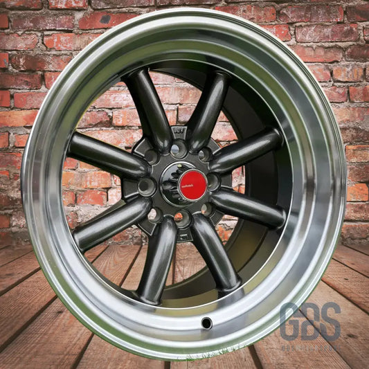 4 jantes look watanabe rota gris bmw r15’’ x 9’’ et0 10.5’’ et-15 - jantes et pneus