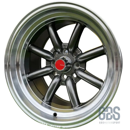 4 jantes look watanabe rota gris bmw r15’’ x 9’’ et0 10.5’’ et-15 - jantes et pneus