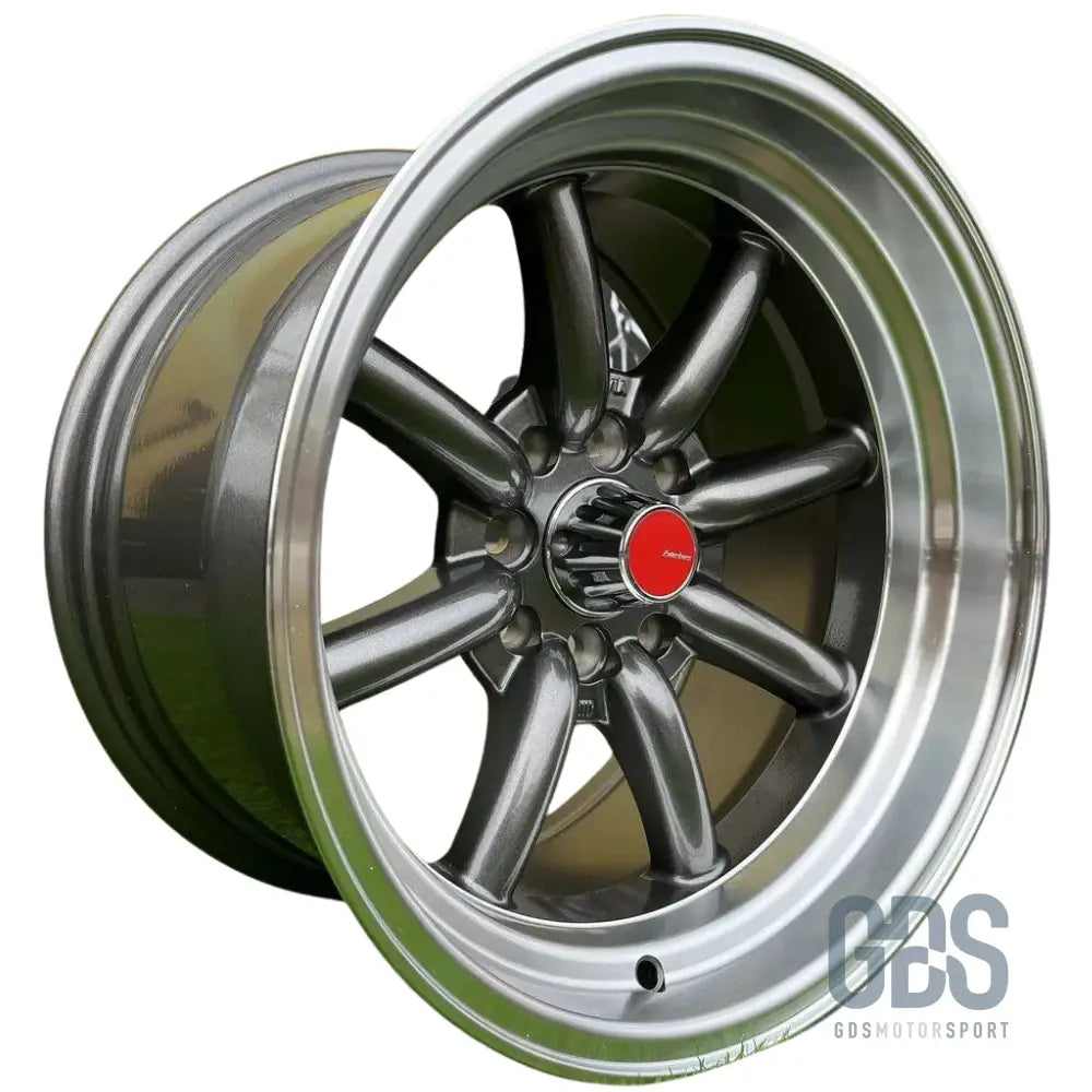 4 jantes look watanabe rota gris bmw r15’’ x 9’’ et0 10.5’’ et-15 - jantes et pneus