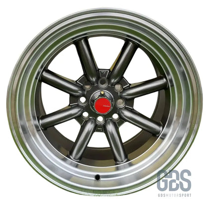 4 jantes look watanabe rota gris bmw r15’’ x 9’’ et0 10.5’’ et-15 - jantes et pneus