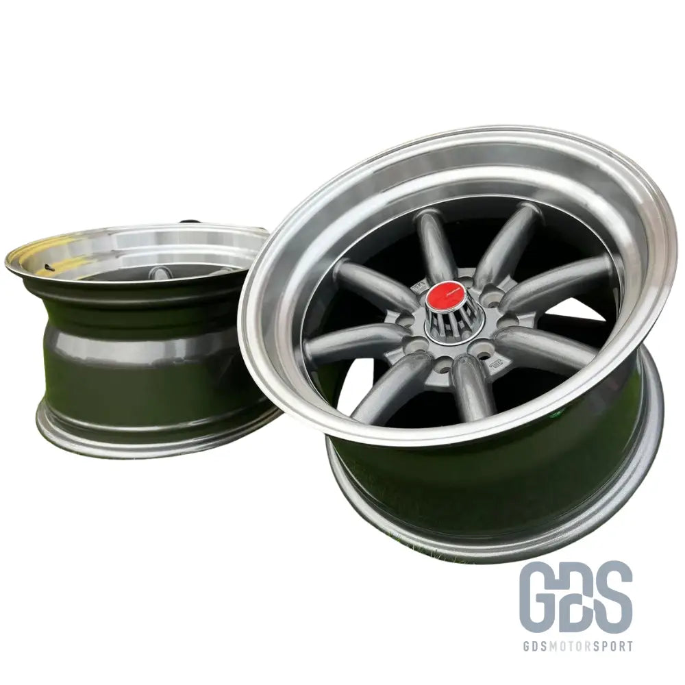 4 jantes look watanabe rota gris bmw r15’’ x 9’’ et0 10.5’’ et-15 - jantes et pneus
