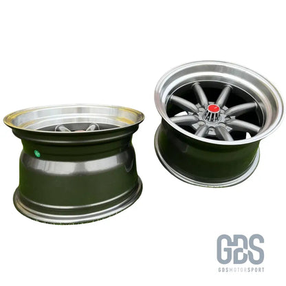 4 jantes look watanabe rota gris bmw r15’’ x 9’’ et0 10.5’’ et-15 - jantes et pneus