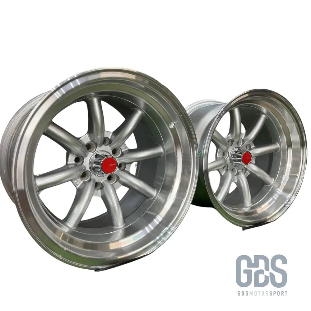 4 jantes look watanabe rota gris diamant bmw r15’’ x 9’’ et0 10.5’’ et-15 - jantes et pneus