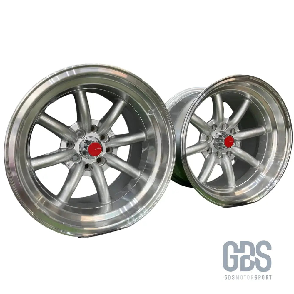 4 jantes look watanabe rota gris diamant bmw r15’’ x 9’’ et0 10.5’’ et-15 - jantes et pneus