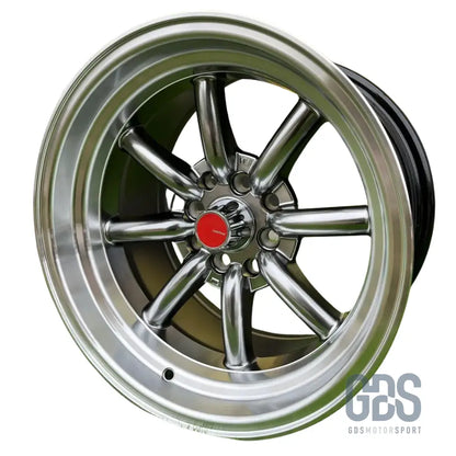 4 jantes look watanabe rota hyperblack bmw r15’’ x 9’’ et0 10.5’’ et-15 - jantes et pneus