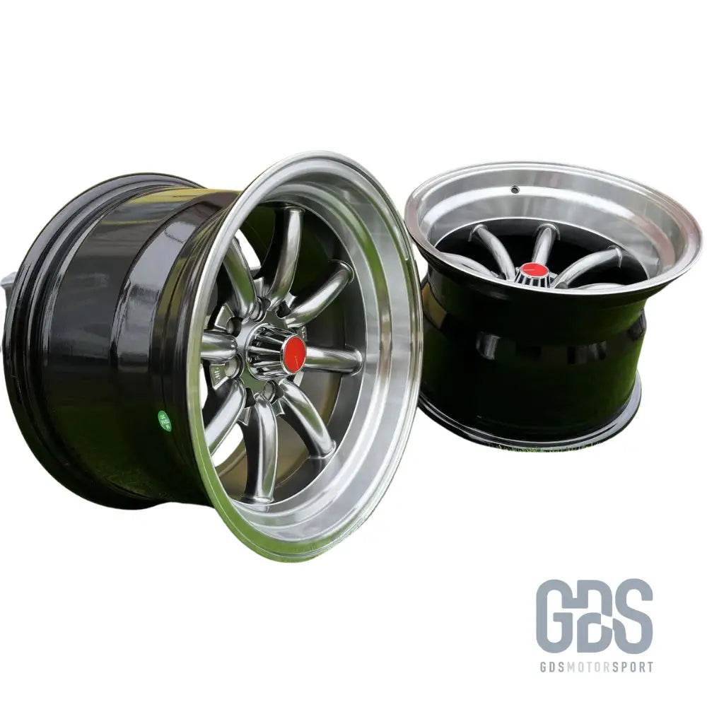 4 jantes look watanabe rota hyperblack bmw r15’’ x 9’’ et0 10.5’’ et-15 - jantes et pneus