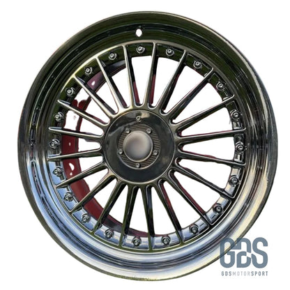 4 jantes style Alpina classique Chromé BMW R17’’ X 8 ET20 9’’ ET15 - Jantes et pneus - GDS Motorsport