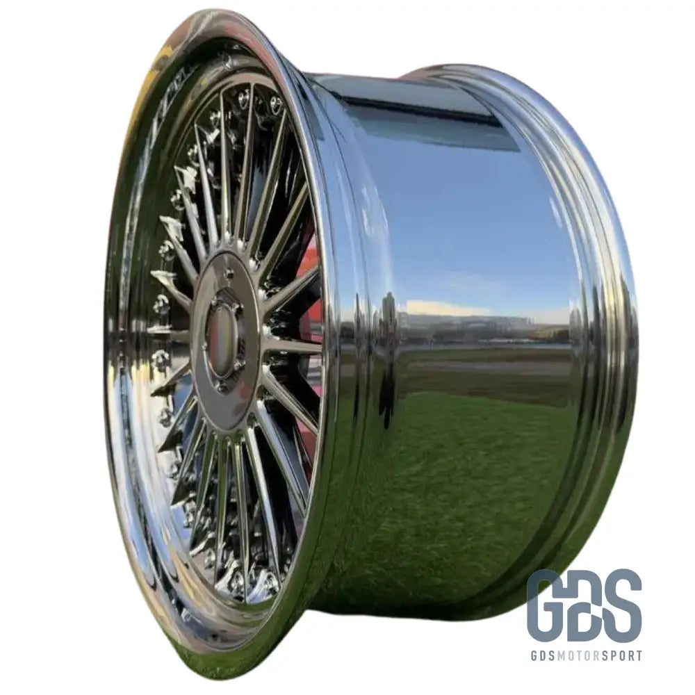 4 jantes Look Alpina classique Chromé BMW R17’’ X 8 ET20 9’’ ET15 - Jantes et pneus - GDS Motorsport