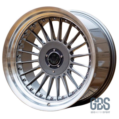 4 jantes style Alpina classique Gris Métallique BMW R17’’ X 8 ET20 9’’ ET15 - Jantes et pneus - GDS Motorsport