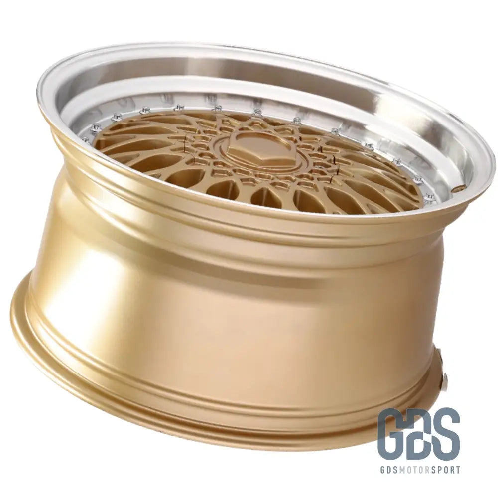 4 jantes style BBS RS centre Doré BMW R17’’ X 7.5’’ ET20 8.5’’ - Jantes et pneus - GDS Motorsport