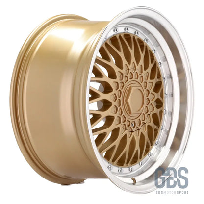 4 jantes style bbs rs centre doré bmw r17’’ x 7.5’’ et20 8.5’’ - jantes et pneus