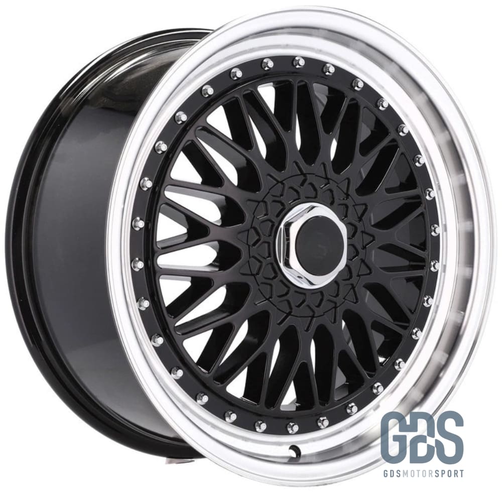 4 jantes style BBS RS centre Noir BMW R17’’ X 7.5’’ ET35 - Jantes et pneus - GDS Motorsport