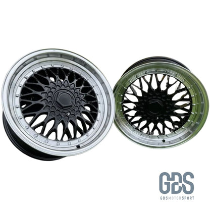 4 jantes style BBS RS Centre noir BMW R17’’ X 7.5’’ ET35 - Jantes et pneus - GDS Motorsport