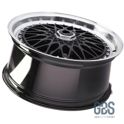 4 jantes style BBS RS centre Noir BMW R17’’ X 7.5’’ ET35 - Jantes et pneus - GDS Motorsport