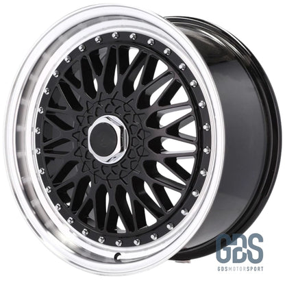 4 jantes style BBS RS centre Noir BMW R17’’ X 7.5’’ ET35 - Jantes et pneus - GDS Motorsport