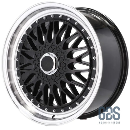 4 jantes style BBS RS centre Noir BMW R17’’ X 7.5’’ ET35 - Jantes et pneus - GDS Motorsport