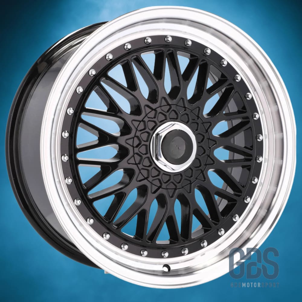 4 jantes style BBS RS centre Noir BMW R17’’ X 7.5’’ ET35 - Jantes et pneus - GDS Motorsport