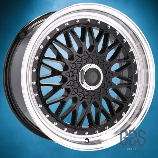 4 jantes style BBS RS centre Noir BMW R17’’ X 7.5’’ ET35 - Jantes et pneus - GDS Motorsport
