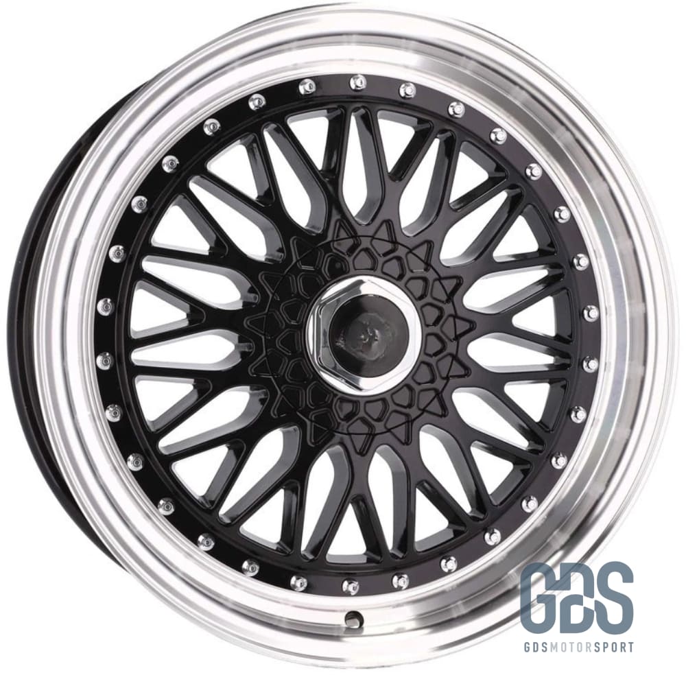 4 jantes style BBS RS centre Noir BMW R18’’ X 8’’ ET35 9.5’’ - Jantes et pneus - GDS Motorsport