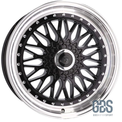 4 jantes style BBS RS centre Noir BMW R18’’ X 8’’ ET35 9.5’’ - Jantes et pneus - GDS Motorsport