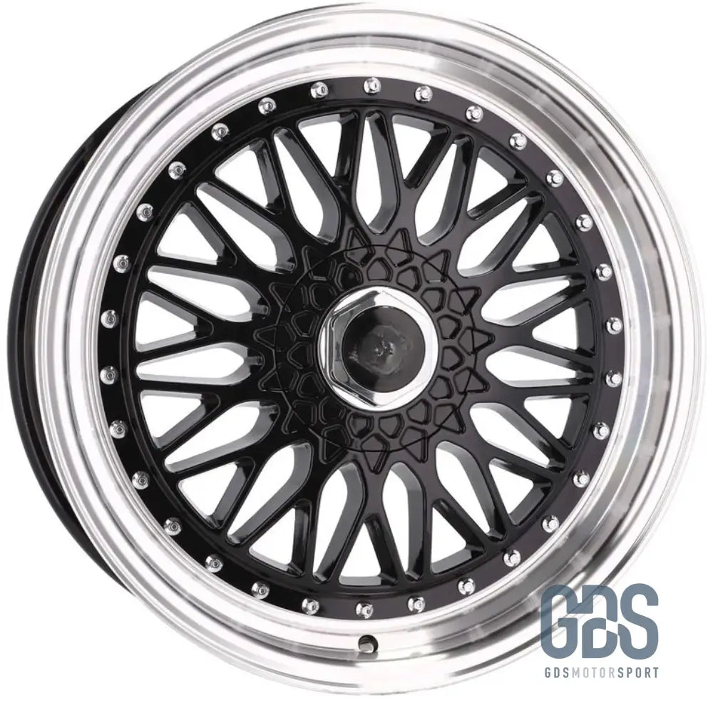 4 jantes style BBS RS centre Noir BMW R18’’ X 8’’ ET35 9.5’’ - Jantes et pneus - GDS Motorsport