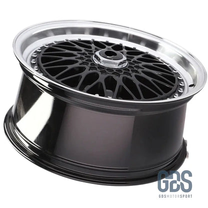 4 jantes style BBS RS centre Noir BMW R18’’ X 8’’ ET35 9.5’’ - Jantes et pneus - GDS Motorsport