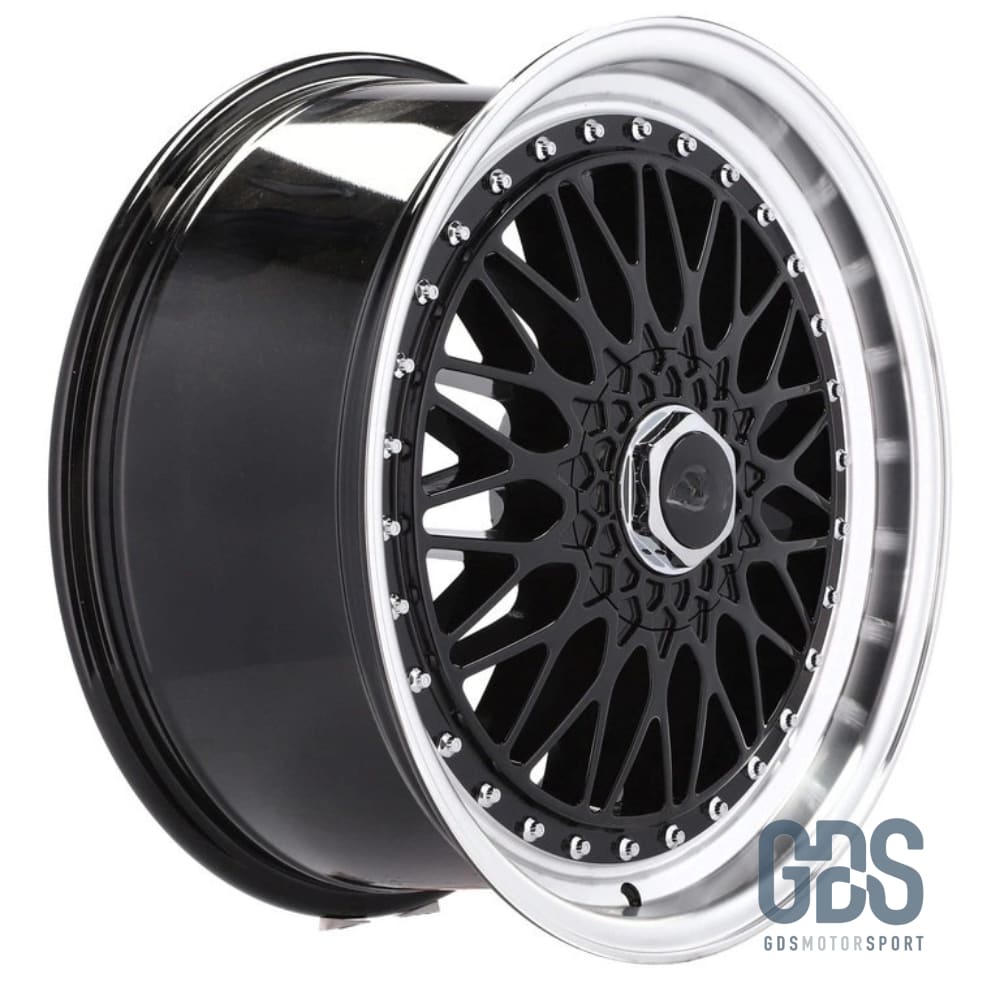4 jantes style BBS RS centre Noir BMW R18’’ X 8’’ ET35 9.5’’ - Jantes et pneus - GDS Motorsport