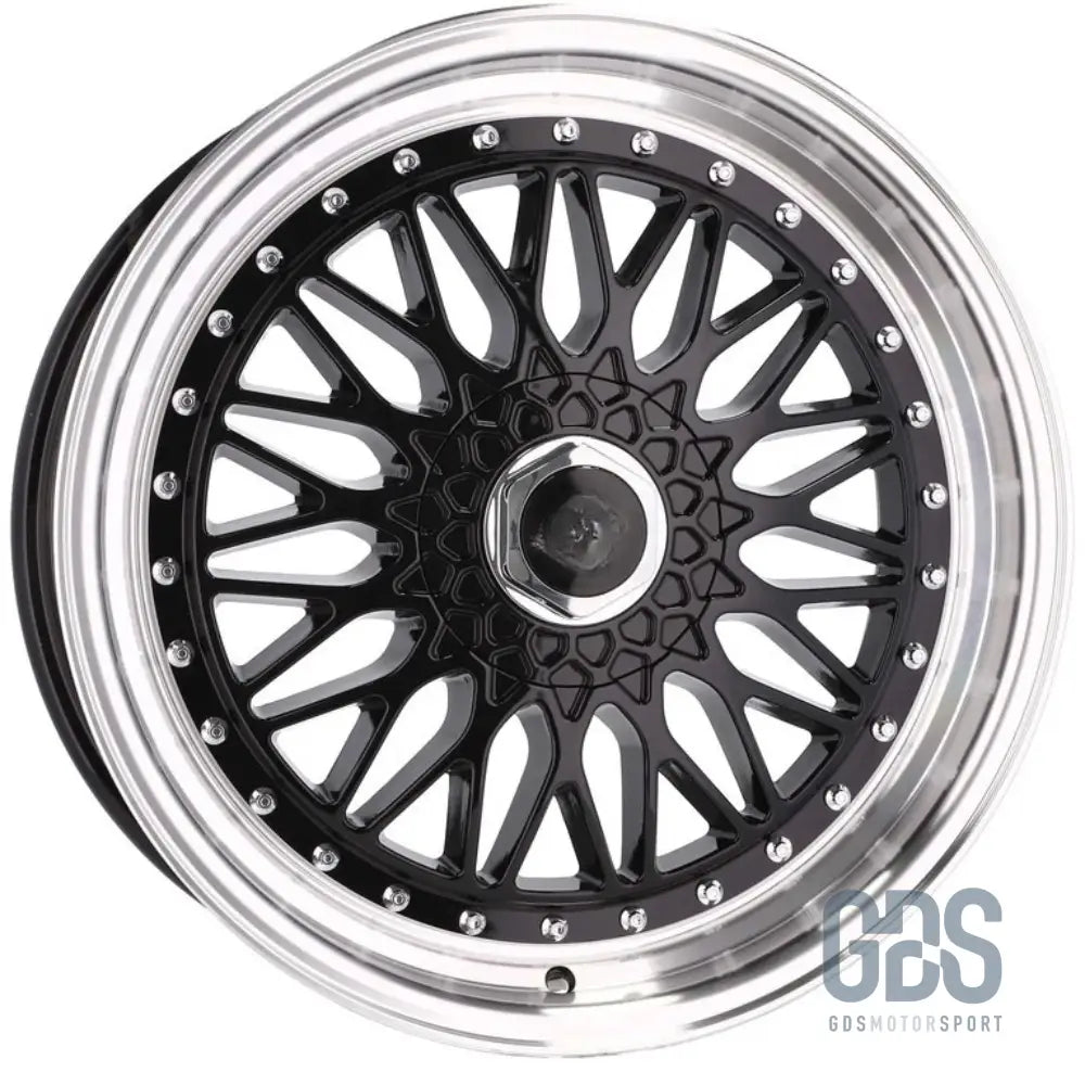 4 jantes style bbs rs centre noir bmw r18’’ x 8’’ et35 9.5’’ - jantes et pneus
