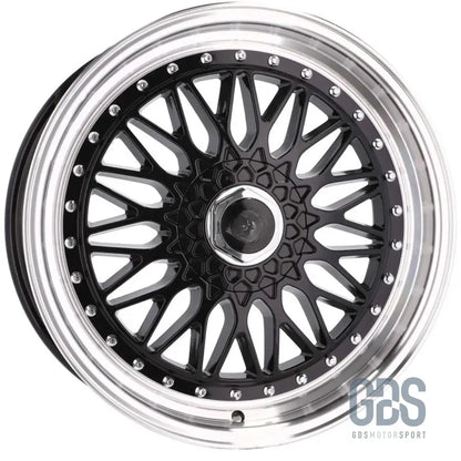 4 jantes style bbs rs centre noir bmw r18’’ x 8’’ et35 9.5’’ - jantes et pneus