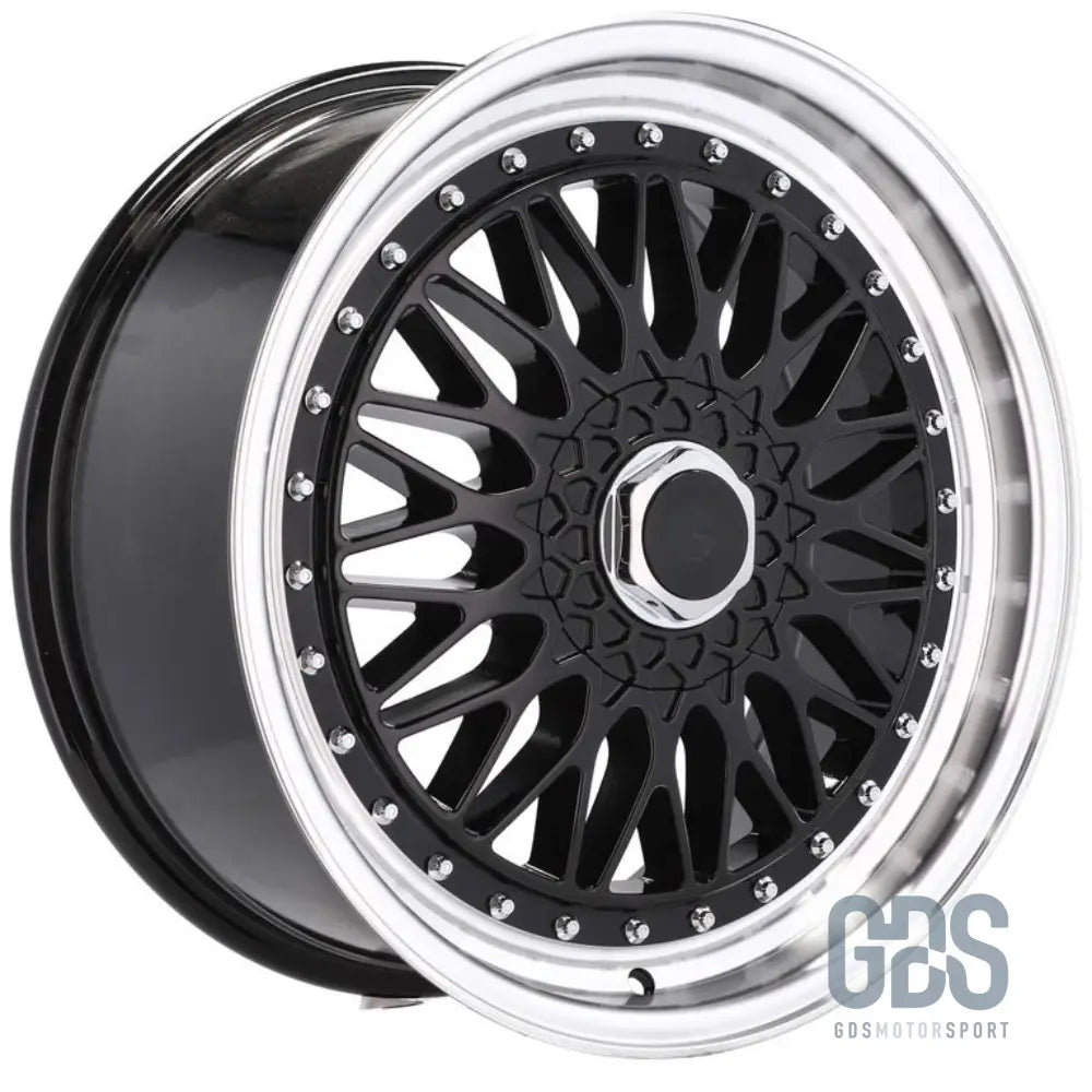 4 jantes style bbs rs centre noir bmw r18’’ x 8’’ et35 9.5’’ - jantes et pneus