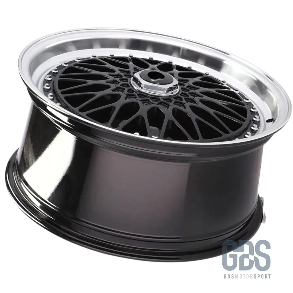 4 jantes style bbs rs centre noir bmw r18’’ x 8’’ et35 9.5’’ - jantes et pneus