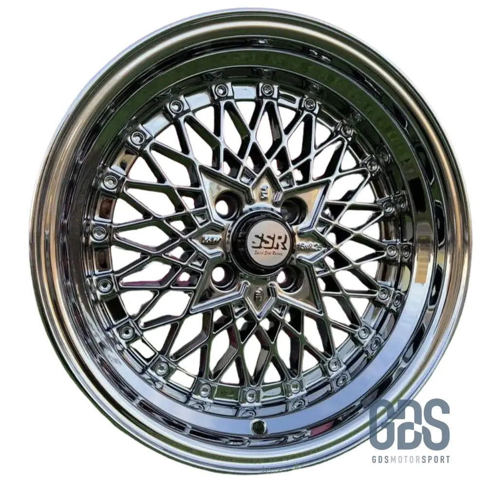 4 jantes Look Soler SSR Mesh Formula Chrome BMW R15’’ X 8.25’’ ET20 - Jantes et pneus - GDS Motorsport
