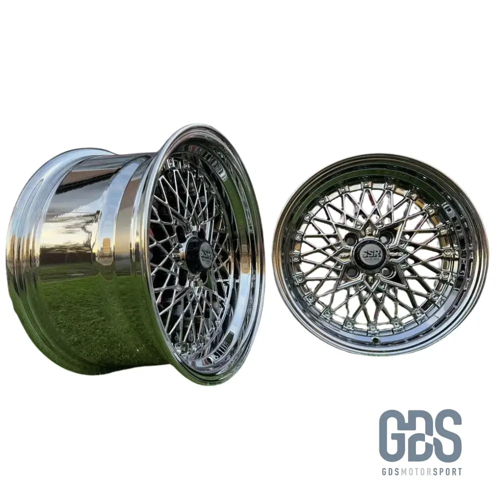 4 jantes Look Soler SSR Mesh Formula Chrome BMW R15’’ X 8.25’’ ET20 - Jantes et pneus - GDS Motorsport
