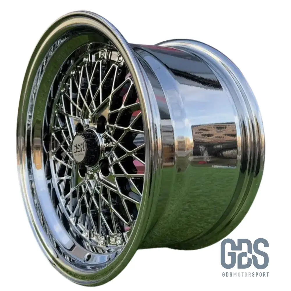 4 jantes Look Soler SSR Mesh Formula Chrome BMW R15’’ X 8.25’’ ET20 - Jantes et pneus - GDS Motorsport