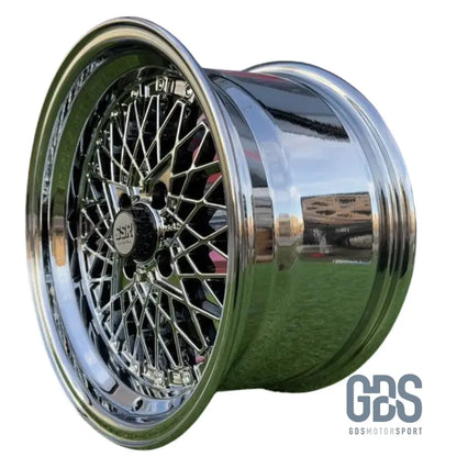 4 jantes Look Soler SSR Mesh Formula Chrome BMW R15’’ X 8.25’’ ET20 - Jantes et pneus - GDS Motorsport