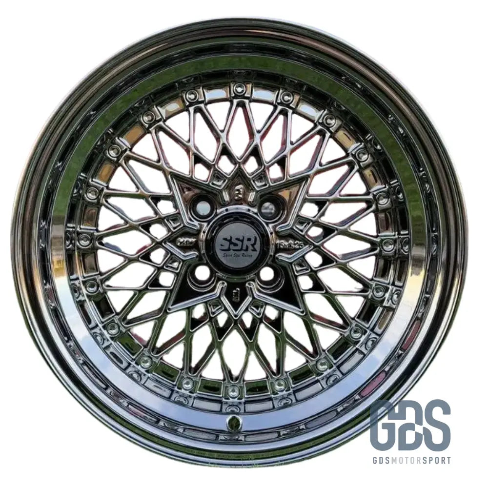 4 jantes Look Soler SSR Mesh Formula Chrome BMW R15’’ X 8.25’’ ET20 - Jantes et pneus - GDS Motorsport