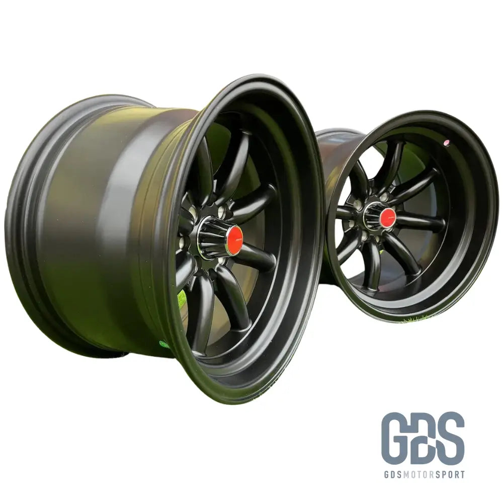 4 jantes Look Watanabe Noir Mate BMW R15’’ X 9’’ ET0 10.5’’ ET-15 - Jantes et pneus - GDS Motorsport