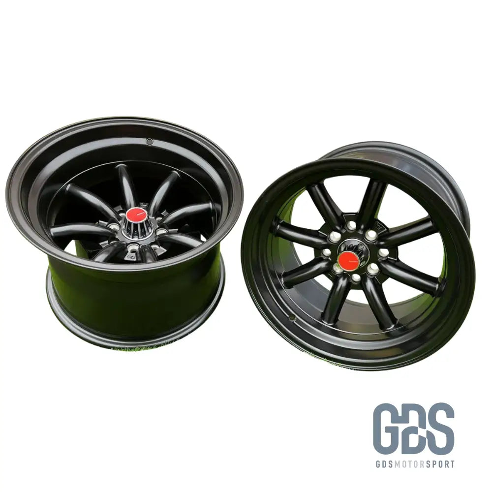 4 jantes Look Watanabe Noir Mate BMW R15’’ X 9’’ ET0 10.5’’ ET-15 - Jantes et pneus - GDS Motorsport