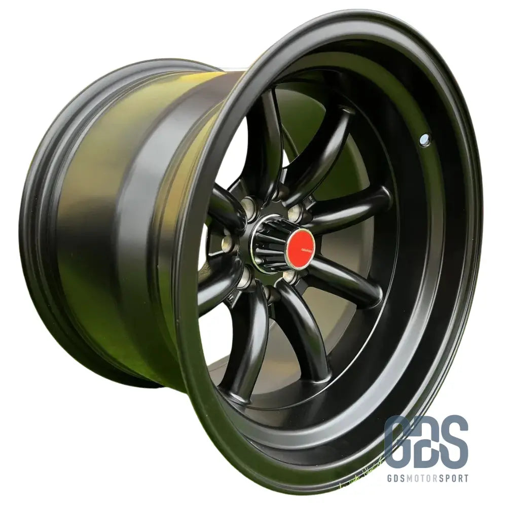 4 jantes Look Watanabe Noir Mate BMW R15’’ X 9’’ ET0 10.5’’ ET-15 - Jantes et pneus - GDS Motorsport